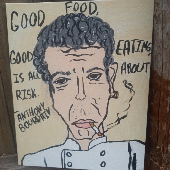 Anthony Bourdain Portrait Painting - Picture 5 of 16
